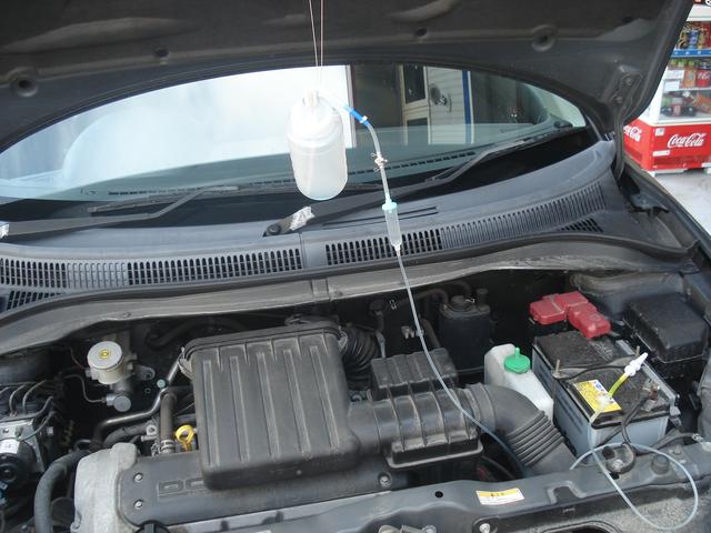 山形県酒田市、部品持込大歓迎ジャックロード、スズキ・スイフトにワコーズのＲＥＣＳとパワーエアコンプラスを施工。