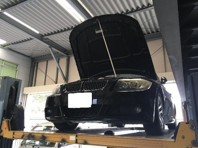 BMW 320i 3シリーズ エンジン 修理 整備 チェックランプ プラグ コイル タペット オイル漏れ 輸入車 外車 いわき 小名浜