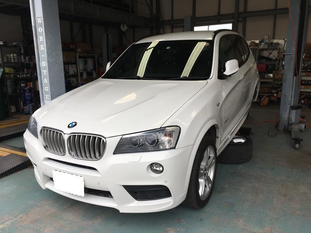 BMW X3 WX20 F25 ハブベアリング　交換